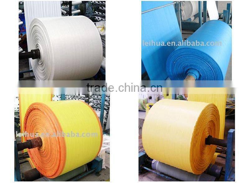 pp woven tubular fabric rolls ,100% vingin pp material ,packing in rolls ,