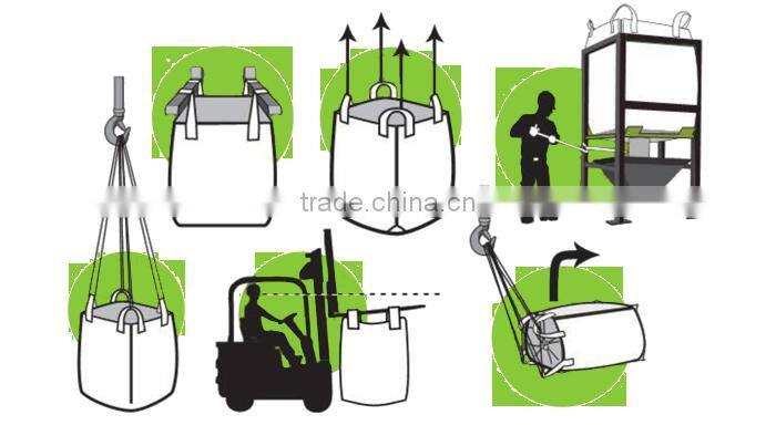 100% pp woven jumbo bag 2000kg big bag FIBC