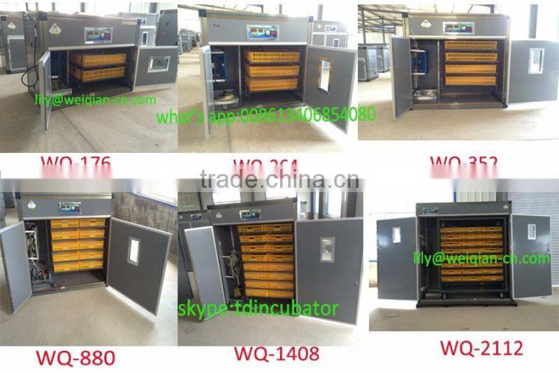 Poultry farming automatic computure control incubator,chicken egg incubator for sale 2112 eggs