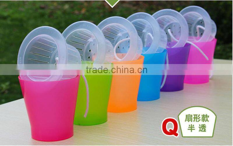 Self watering planter flower pot water level indicator home office pot