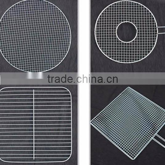 food grade stainless steel barbecue BBQ crimped wire mesh