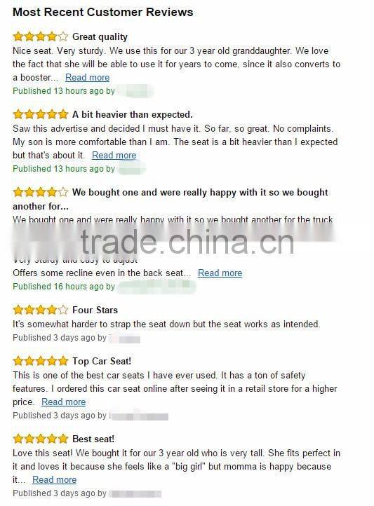 501A vip leather Baby Car Seat E1 HDPE baby hyundai car accessories