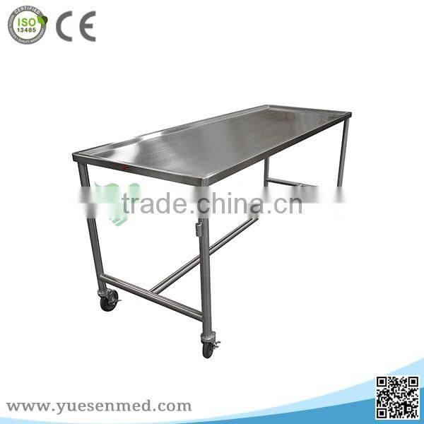 hot sale stainless steel mobile mortuary trolley funeral equipment lift