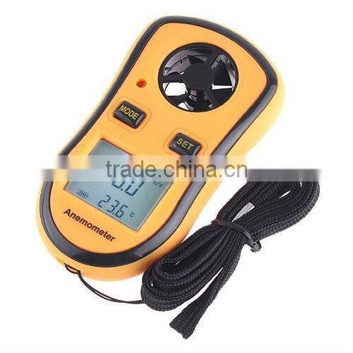 LCD Digital Anemometer Pocket Wind Speed Meter Thermometer
