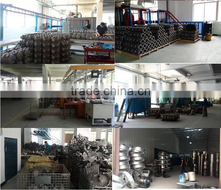 Stainless steel / Aluminum blades High Temperature Axial Fan