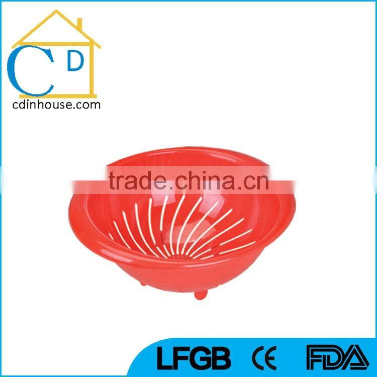 Plastic Colander Strainer Handle Kitchen Cooking Utensil