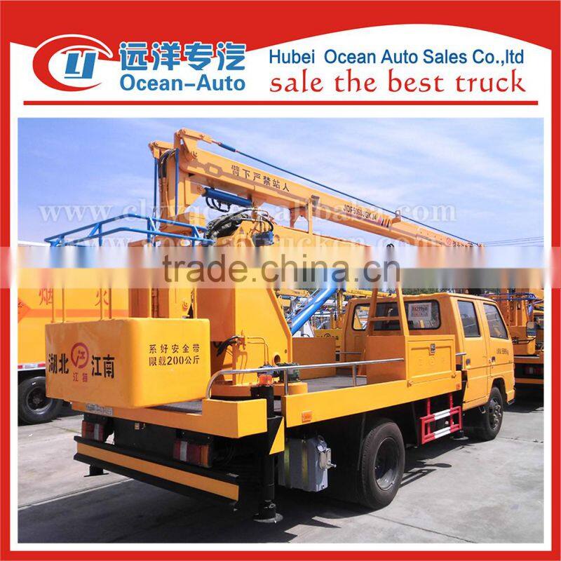 Chinese famous chassis brand aerial working vehicle price for sale