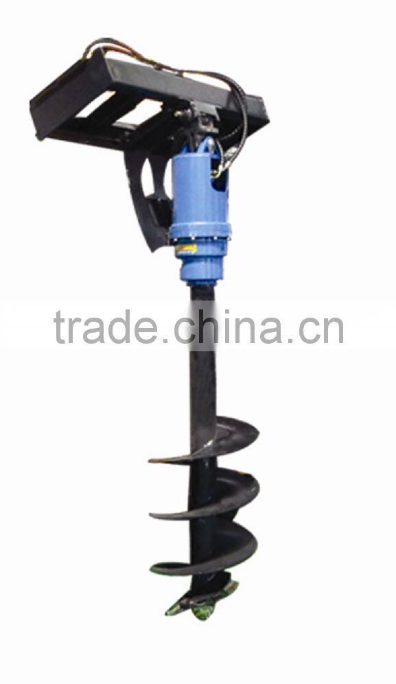 Auger for skid steer loader