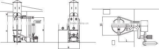 FL fluid bed Granulating Machinery (one step granulator)