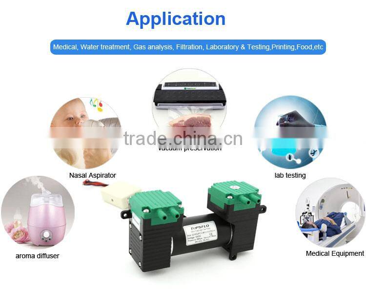 12v DC Membrane high vacuum pump for medical