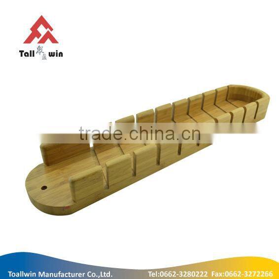 high quality bamboo bread knife with bread board set