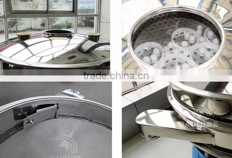 Stainless steel mesh dry pollen extraction vibrating screen sifter