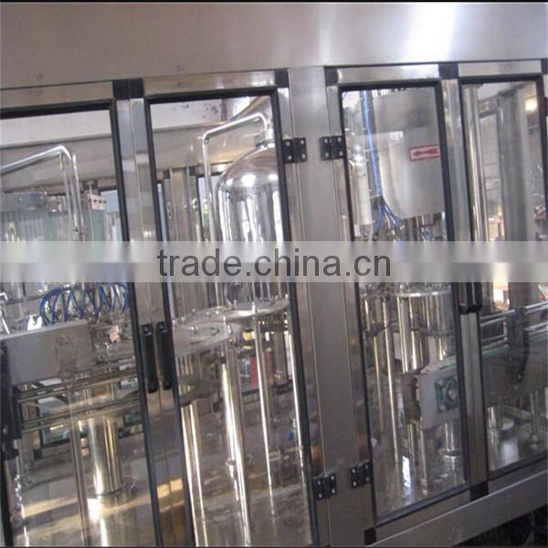 professional and high efficiency PET bottle water washing filling and capping machine