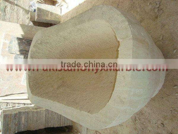 Handcarved in pure Natural Marble Stone/MARBLE BATHTUBS