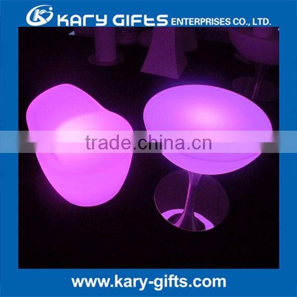 Outdoor used led lighting chair indoor coffee table led chair
