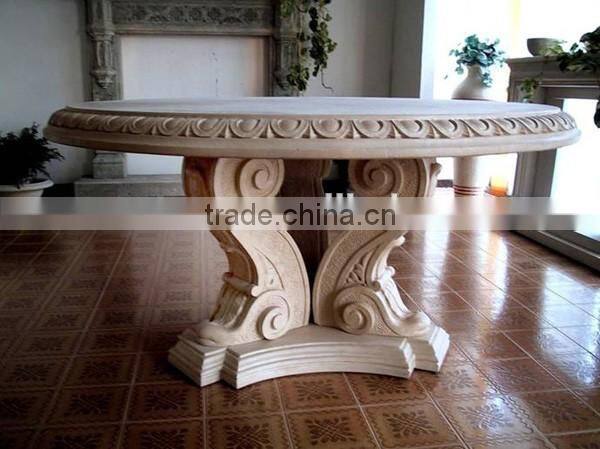 High quality hand carved marble tables