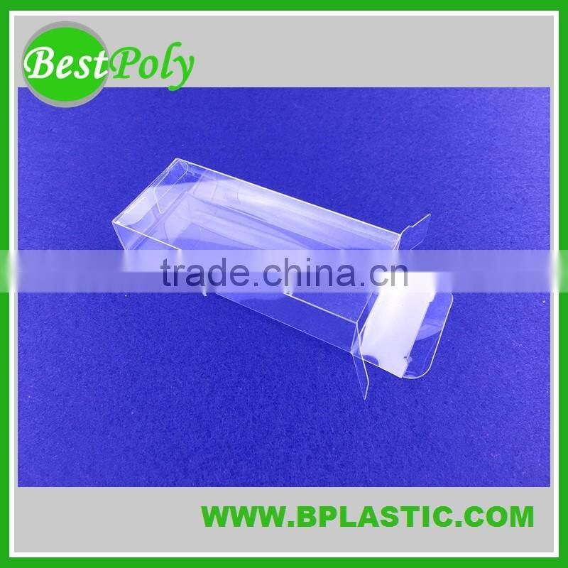 Custom made rectangle plastic PVC PET box