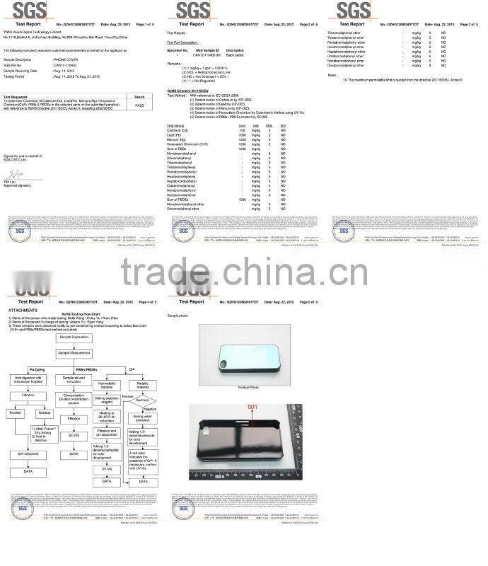 3D Sublimation TPU and PC Aluminum Phone Case for iPhone 5 of Good Price