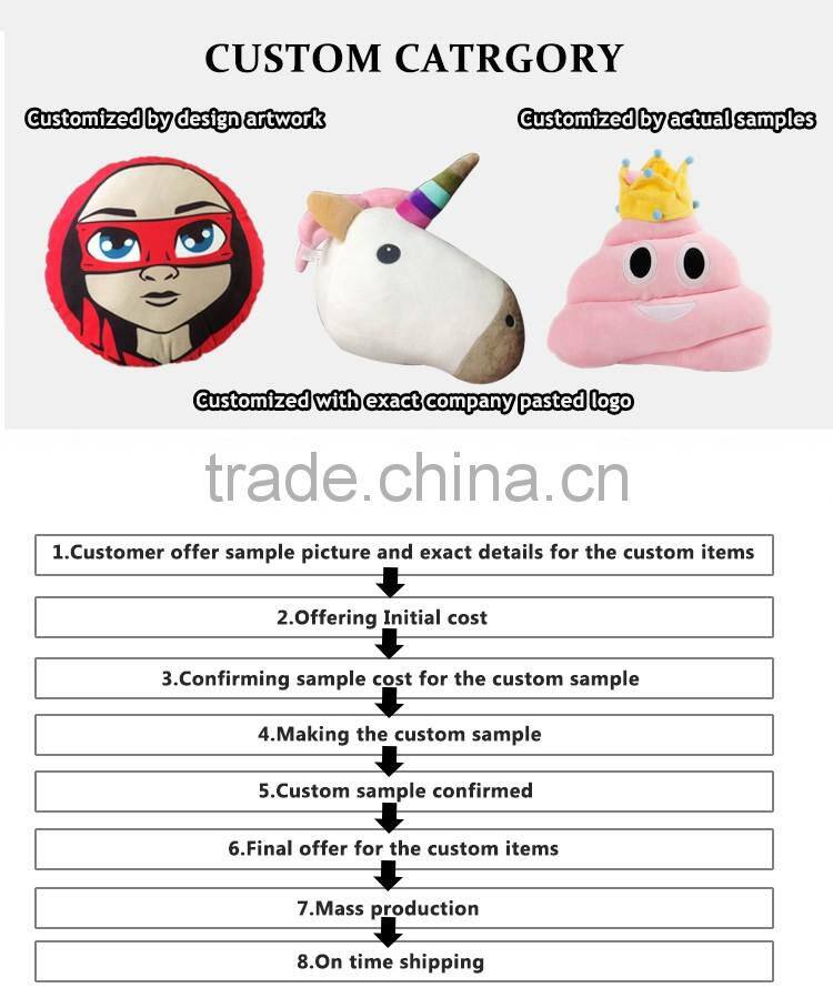 Wholesale Soft Poop Shaped Plush Emoji Pillow