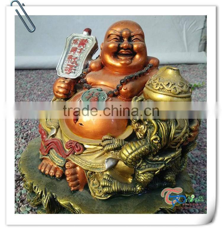 Hot Sale Chinese resin god of wealth figurine craft