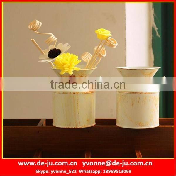 Metal Colorful Round Flower Pot