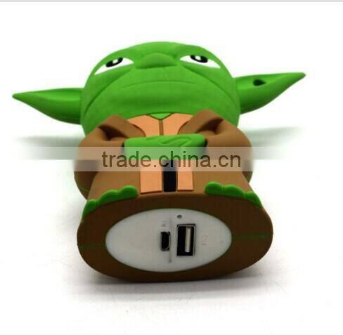 5200mAh cartoon pvc power bank for smartphone