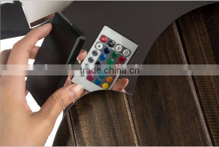 New Arrival Creative Bat Mirror Wall Lamp Batman Shape Mirror With Remote Control LED Colorful Lamp Decorative Mirror Lamp