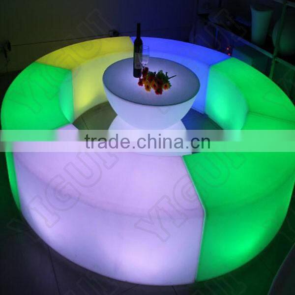 popular Led coffee table/Led bar furniture/Led table chairs