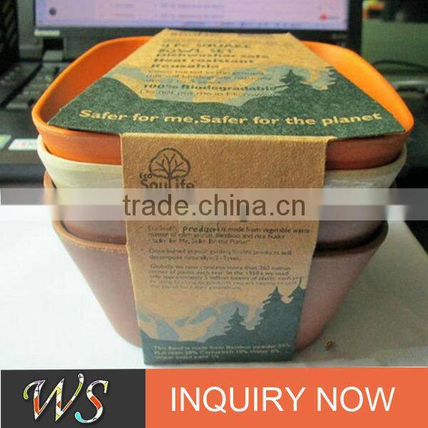 Eco Bamboo Fiber Place Setting