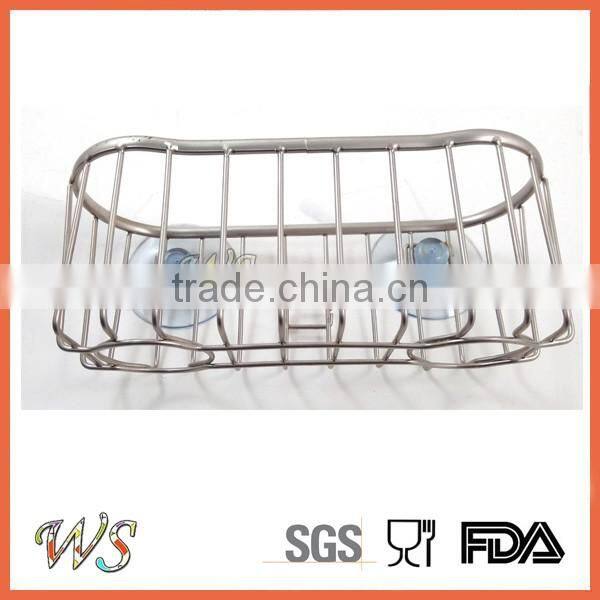 WS-SH01 Stainless Steel Kitchen Sponge Holder, magnetic soap holderr,shower rack