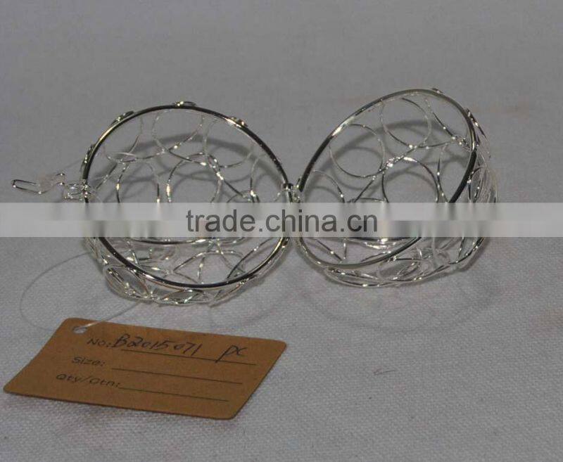 gold ,silver or paint dark iron decorative jumping balls