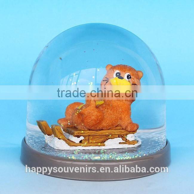 Custom Animals Series Bear Plastic Snowball