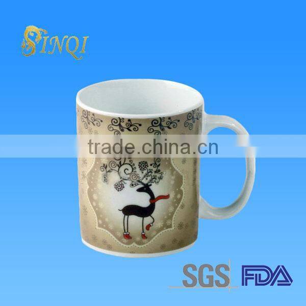 11oz white sublimation ceramic material coated mug