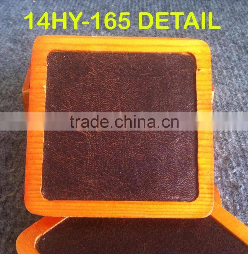 High quality factory supply wood coaster set wholesale