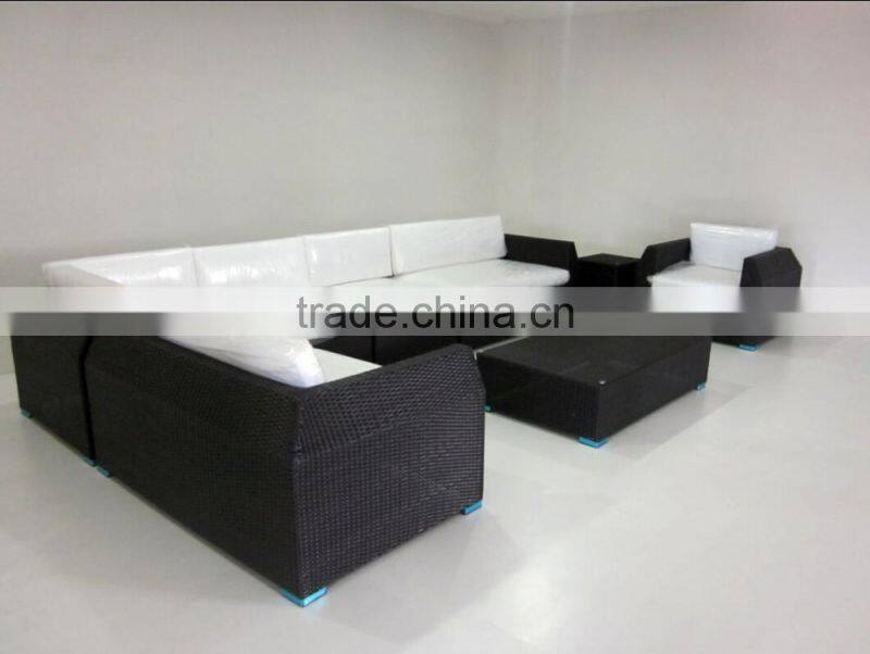 sectional rattan garden sofa set