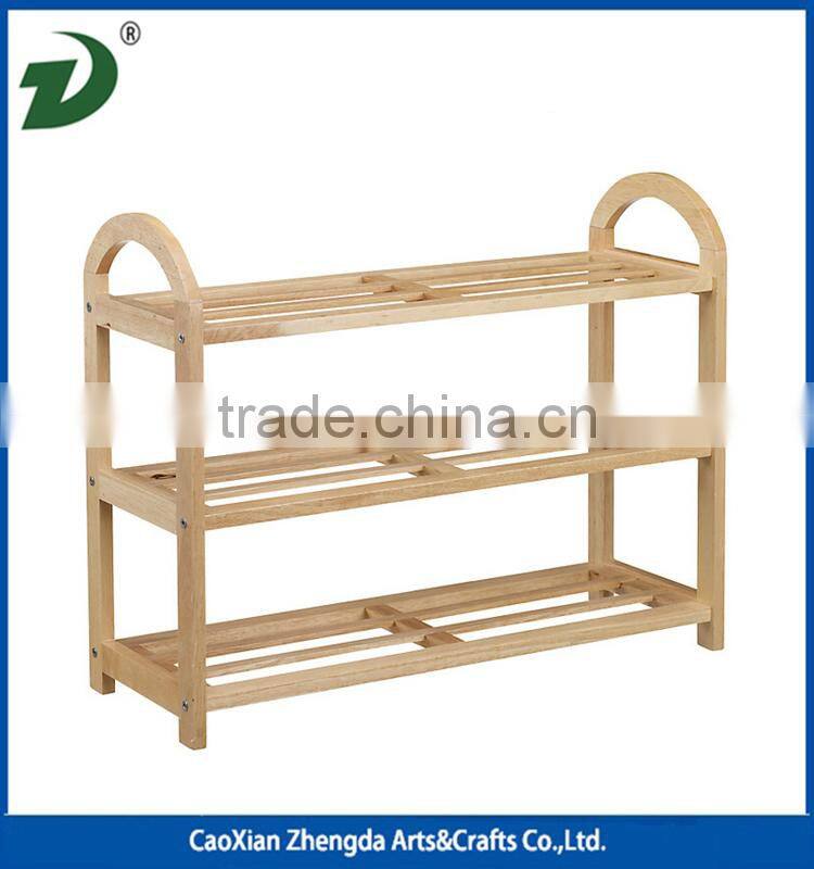 High Class Walnut Wood Shoe Rack