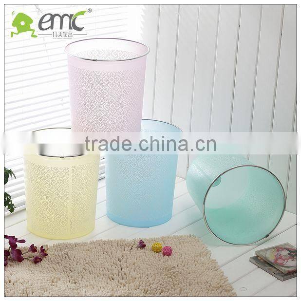 round shape trash can