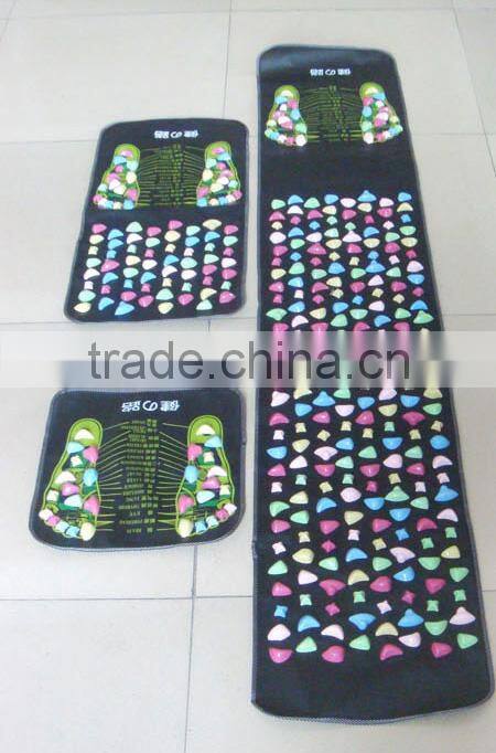 Traditional Reflexology Walk Stone Foot Massage Leg Massager Mat Health Care