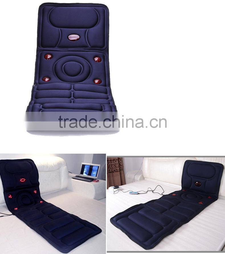 Infrared heating vibrating massaer cushion,massager mat
