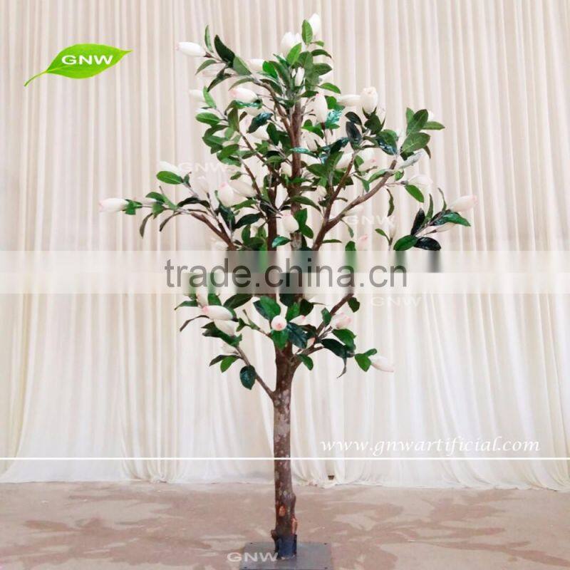 GNW BTR1505002 High similation cheap white artificial magnolia tree