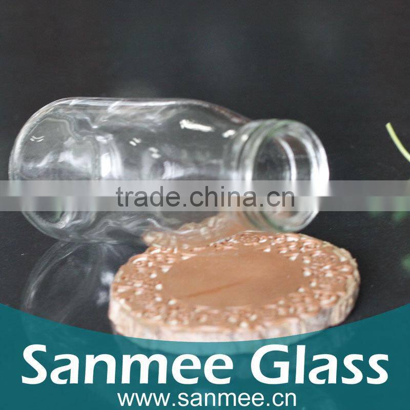 Supplies Brand Name Glassware 263ml Transparent Glass Bottle Wholesale