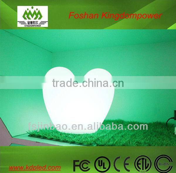 Wireless led RGB heart shaped lamp
