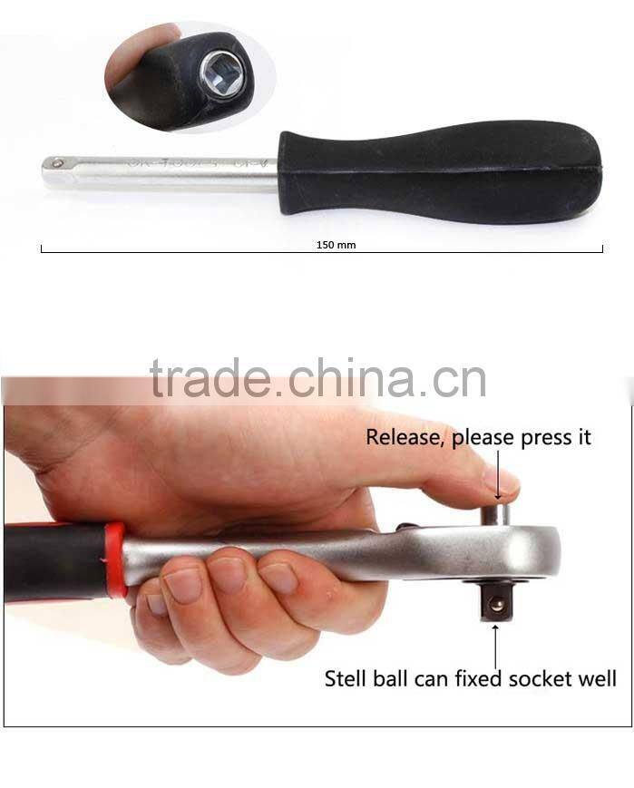 108PCS 1/2" 1/4" GERMANY FORCE MULTIFUNCTIONAL MECHANICAL SOCKET SET HAND TOOL SET