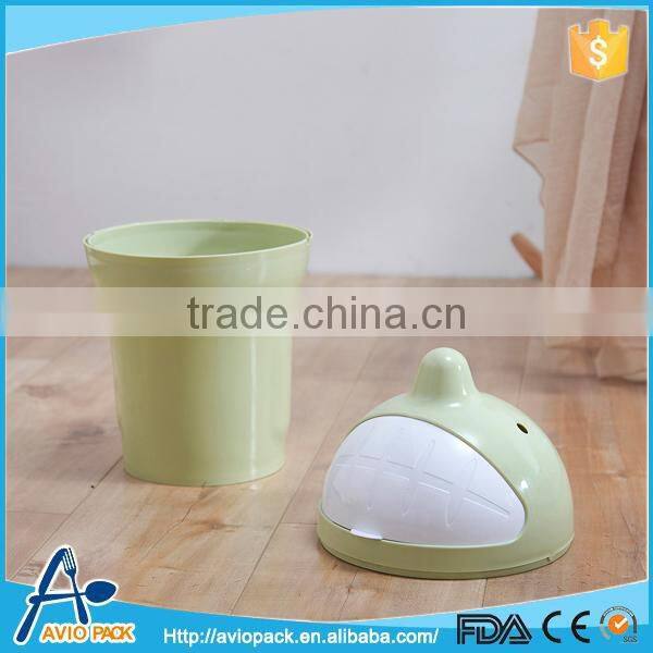 Cartoon shape indoor plastic waste bin