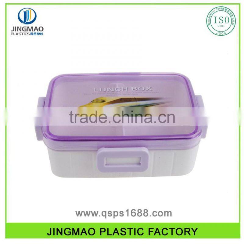 Plastic Rectangular fresh preserving Lunch Box With Lock bento box