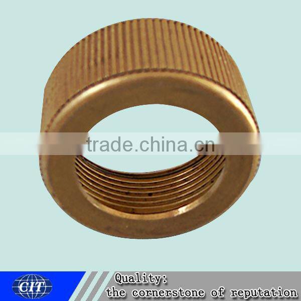 precision casting cnc machining hydraulic cylinder for brass alloy pipe fitting cnc brass machine part