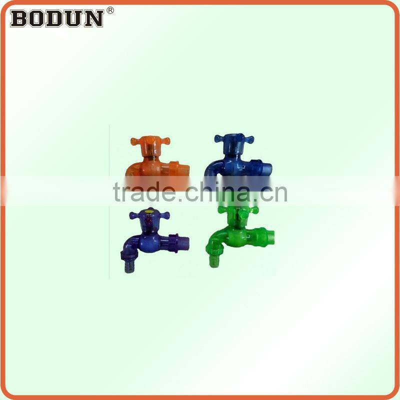 C3001 Popular cross shaped pvc plastic bibcock/shower faucet