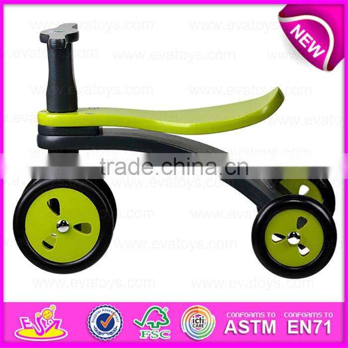 New style kids Wooden tricycle toys,Manufacturer safety baby wooden tricycle,ride on car W16A021
