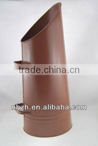 United Kingdom home use simple big brown iron coal hod