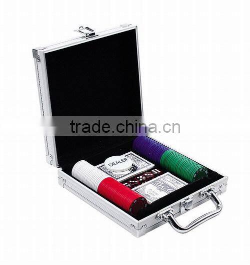 200pcs Poker chip set Laser Poker Set in Aluminum Case